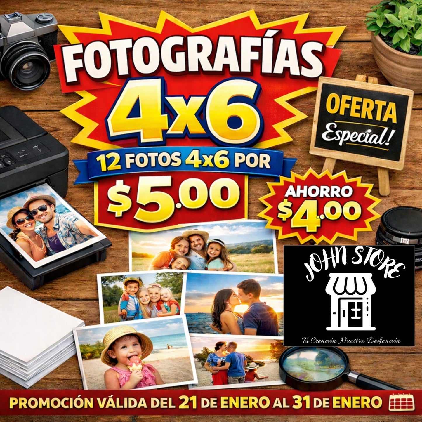Promoción de Fotografías 4x6